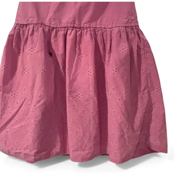 United Colors of Benetton Pink Eyelet short Skirt Size Medium - Picture 4 of 12